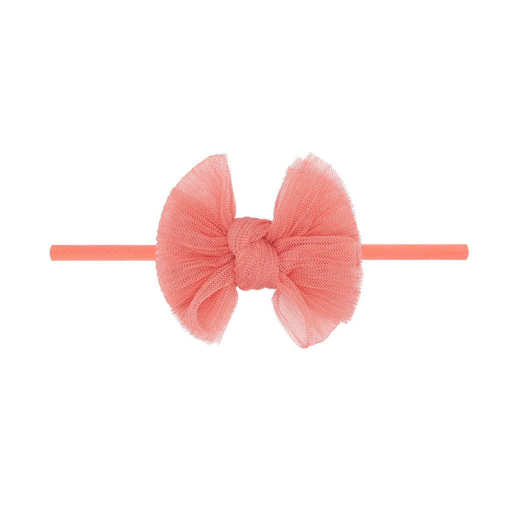 Baby Bling® Tulle Baby FAB® Skinny soft tulle bow headband