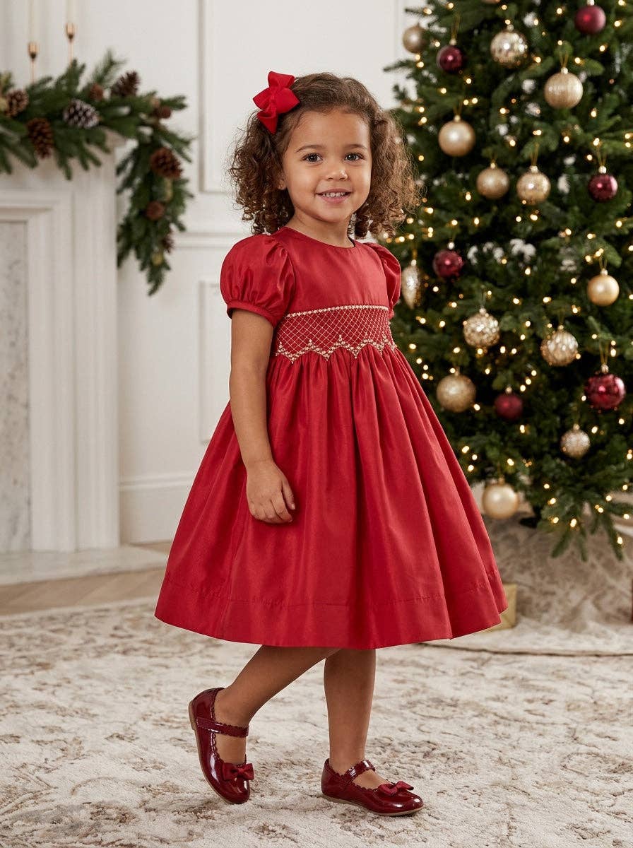 Elegant Taffeta Red Dress