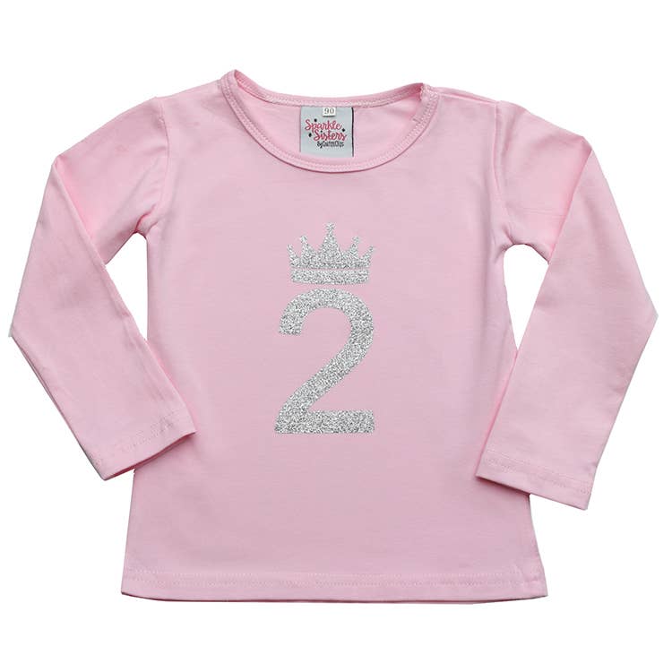 #2 Crown Long Sleeve Tee Shirt