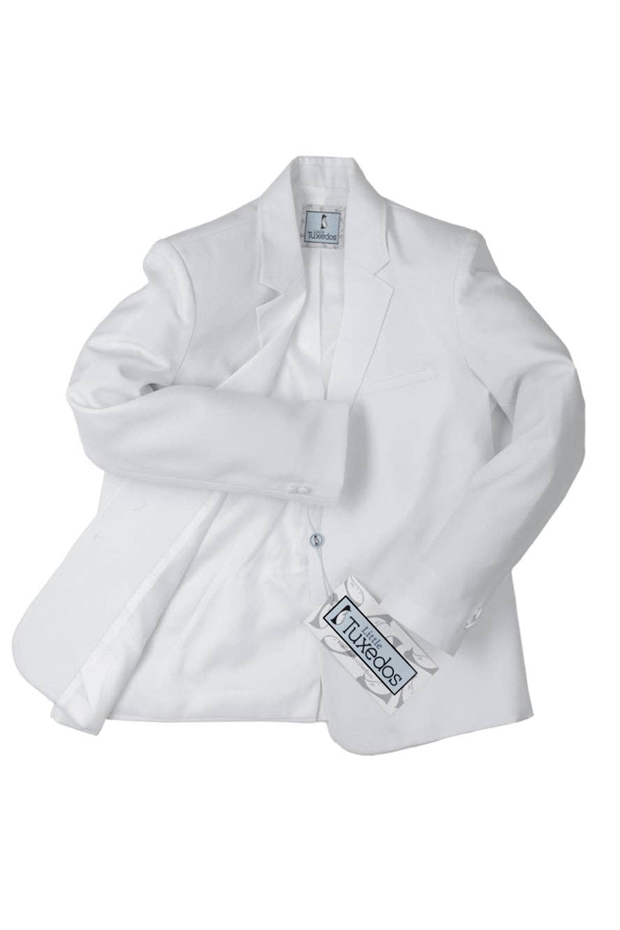 "Mason" Kids White Suit (5-Piece Set)