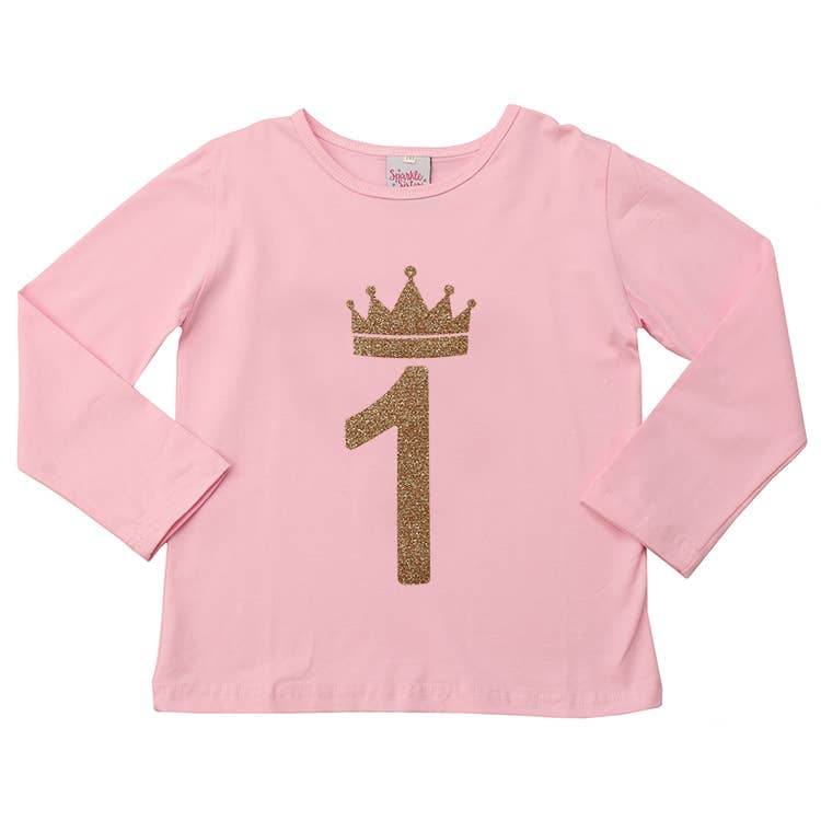 #1 Birthday  Long sleeve T shirt