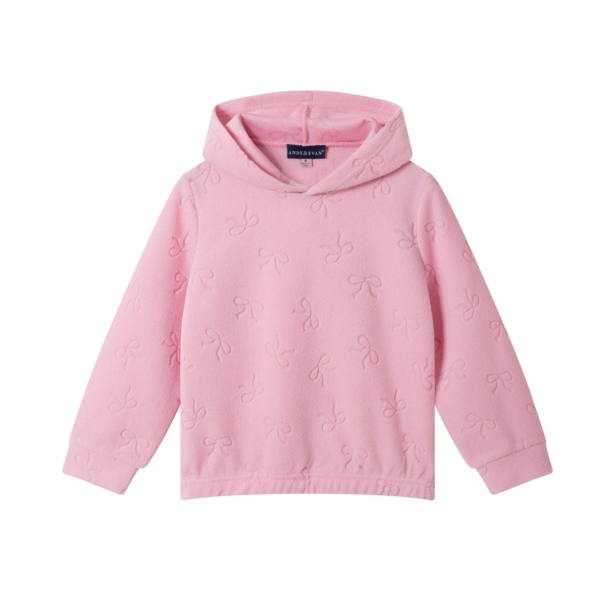 Plush Hoodie & Matching Pant Set | Bows