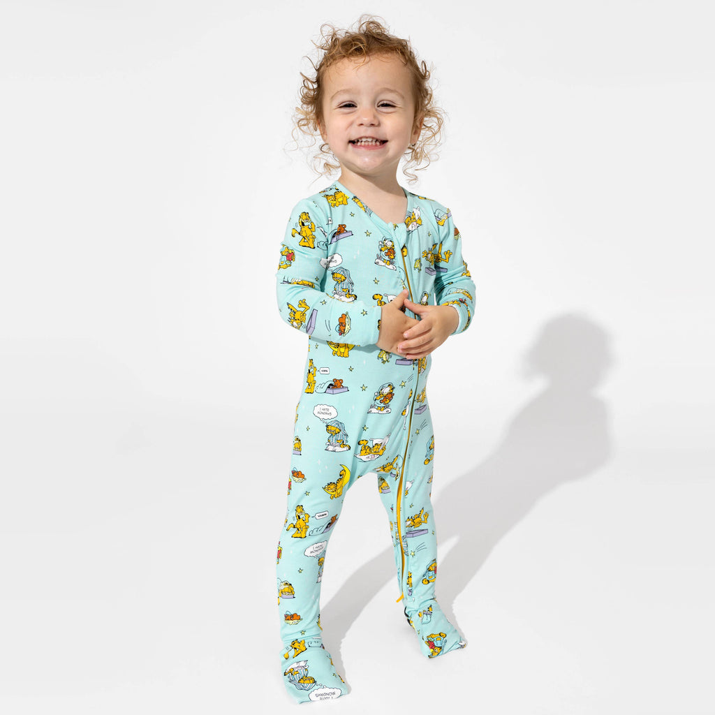 Garfield: Lazy Mondays Bamboo Convertible Footie