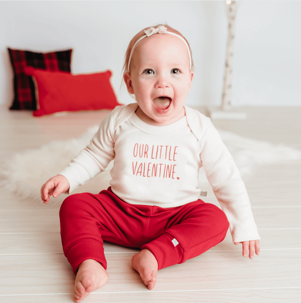 Long sleeve graphic bodysuit | little valentine