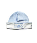 Baby Boy's Blue Jacquard Smocked Hat