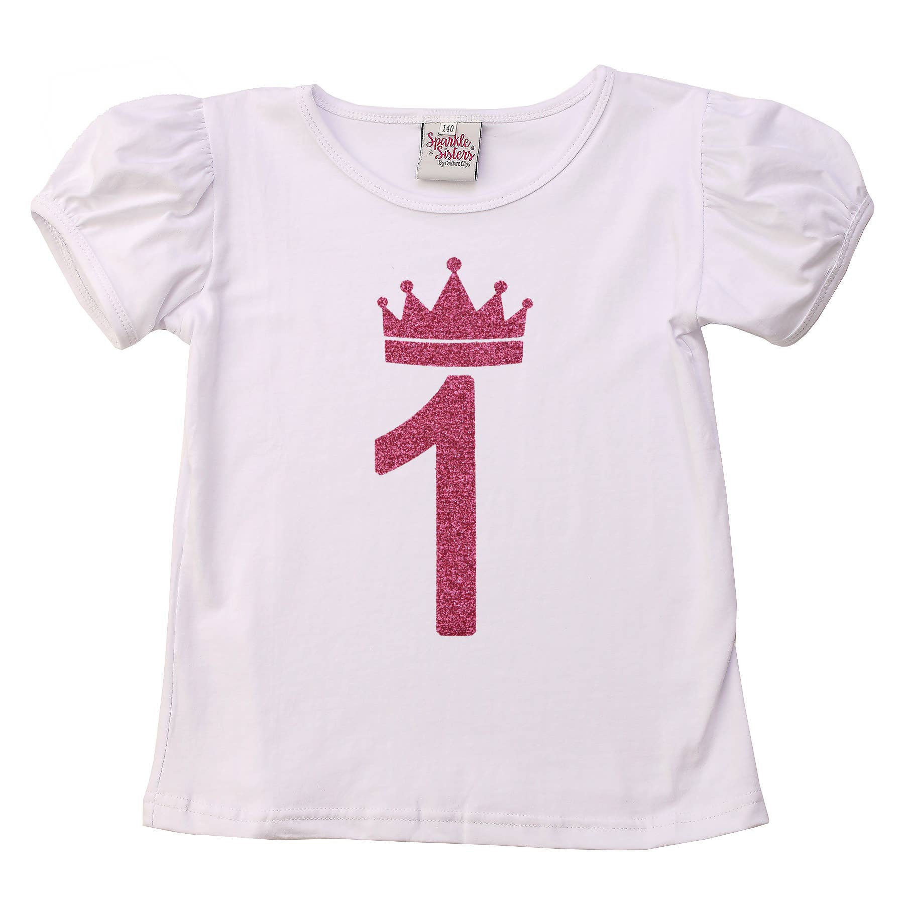 #1 Birthday Puff sleeve T shirt