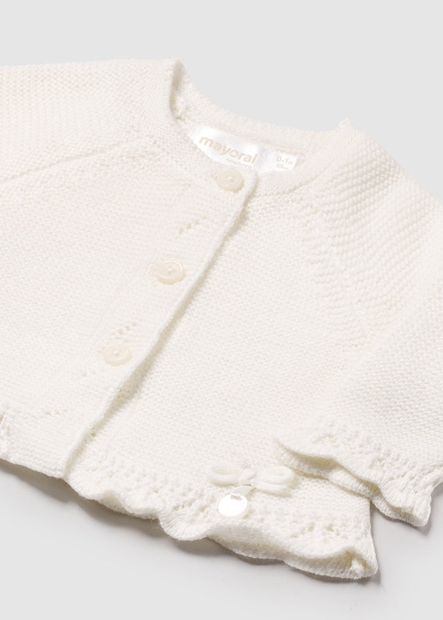 Knit long cardigan