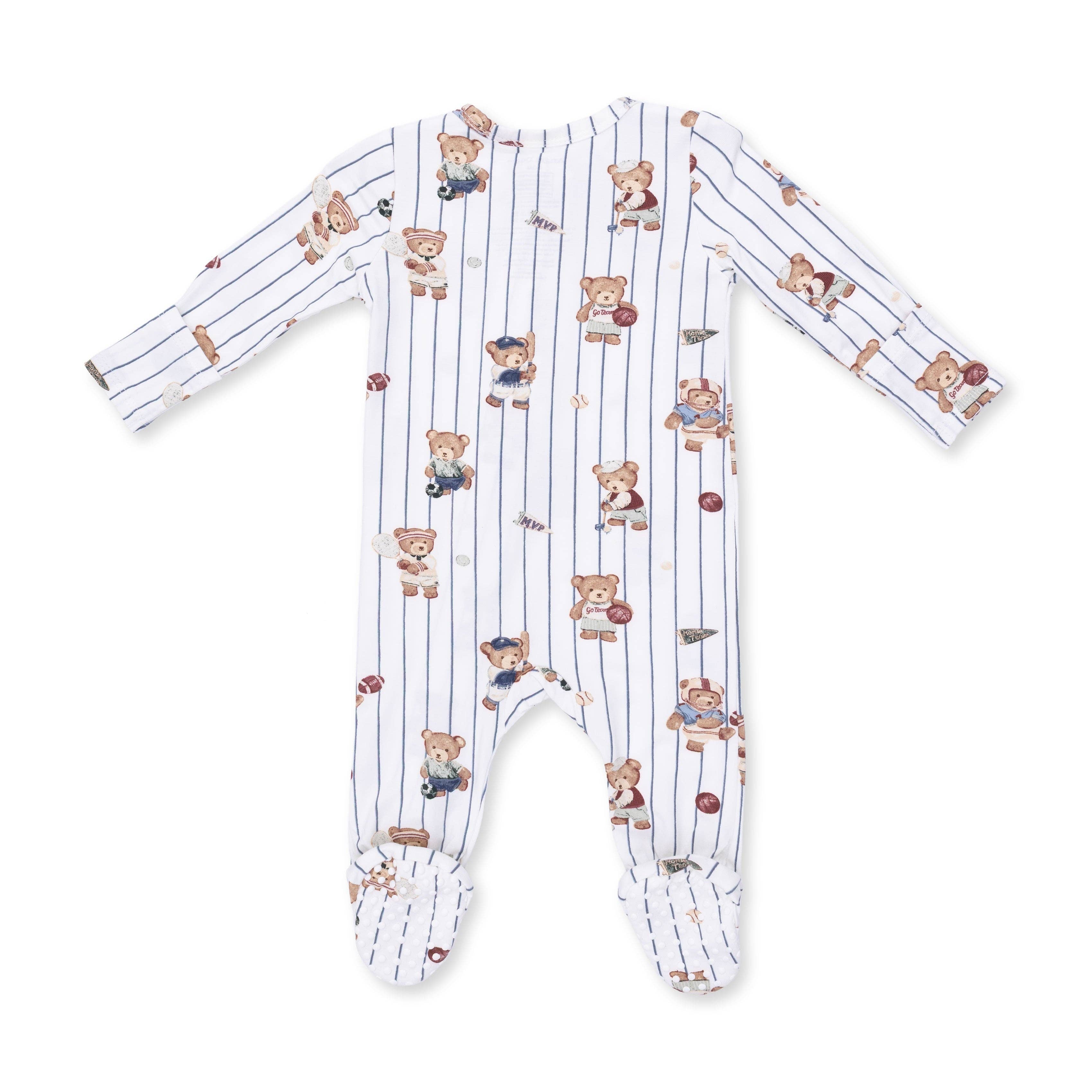 Mixed Sports Bears - 2 Way Zipper Footie