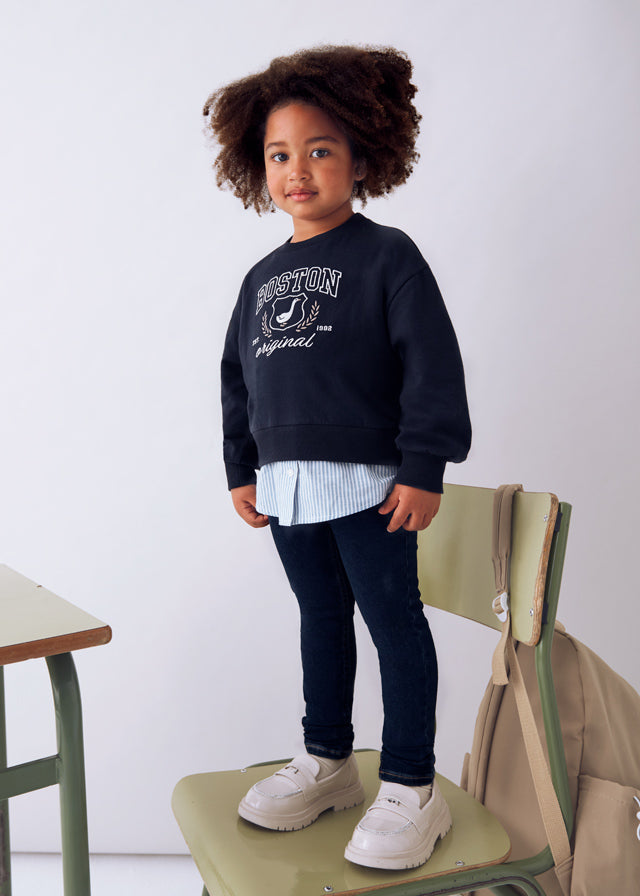 Basic denim pants- dark