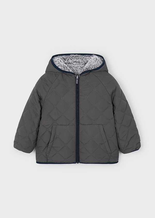 Reversible coat - faux sherpa