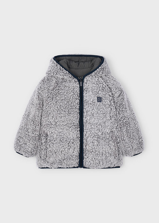Reversible coat - faux sherpa