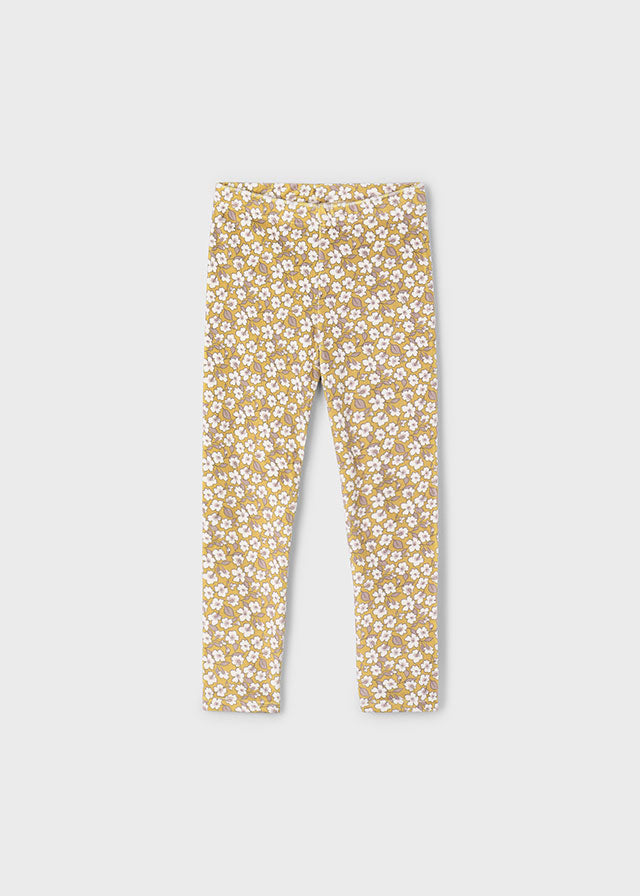 Print velvet leggings