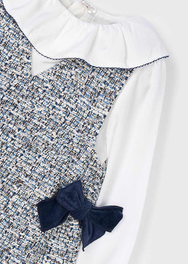 Combined pinafore dress