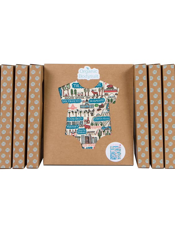 Pennsylvania Boutique Map Art Infant & Toddler