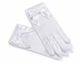 Satin Gloves with Bow
