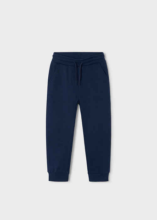 Basic cuffed fleece trousers