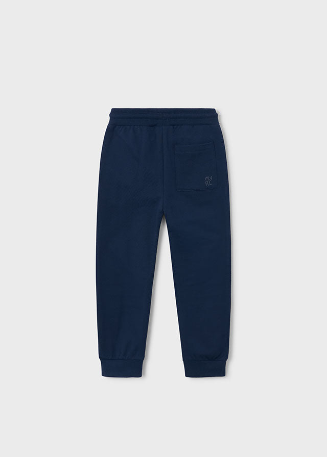 Basic cuffed fleece trousers