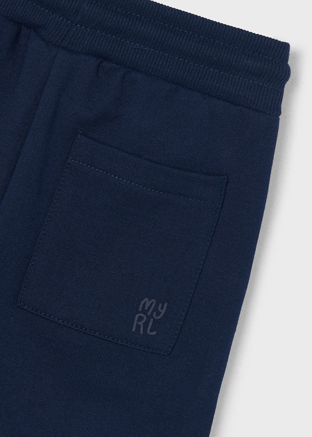 Basic cuffed fleece trousers