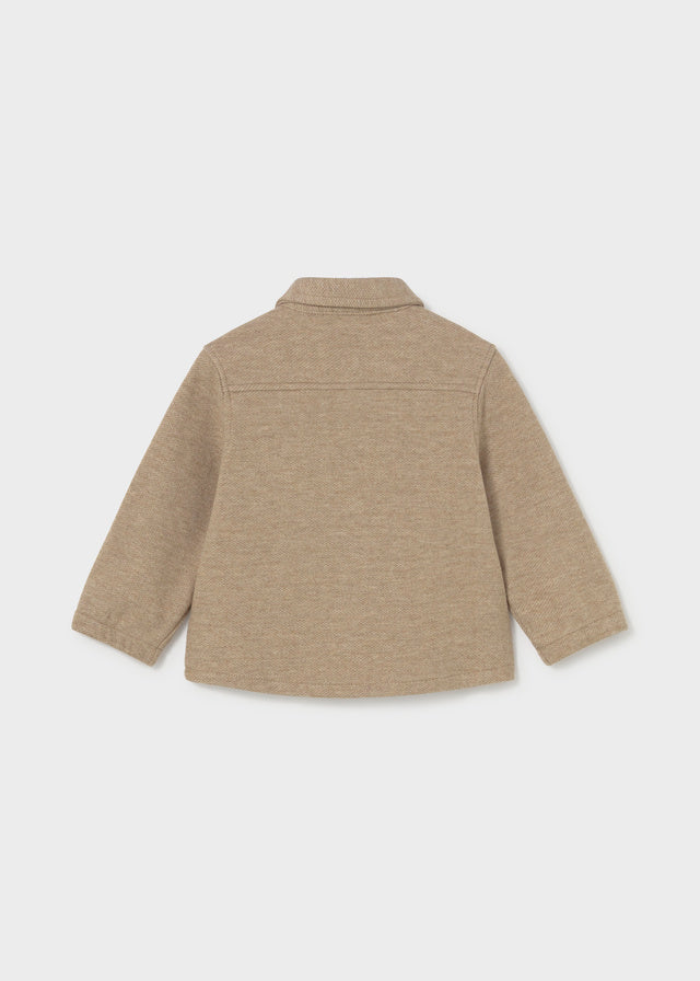 Comfort-knit overshirt