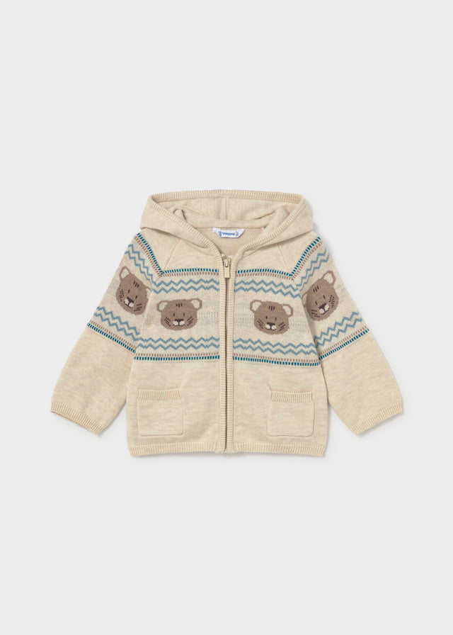 Jacquard knitting pullover
