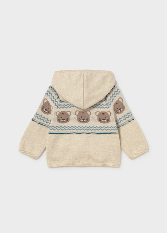 Jacquard knitting pullover