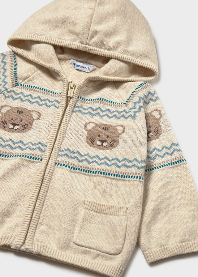 Jacquard knitting pullover