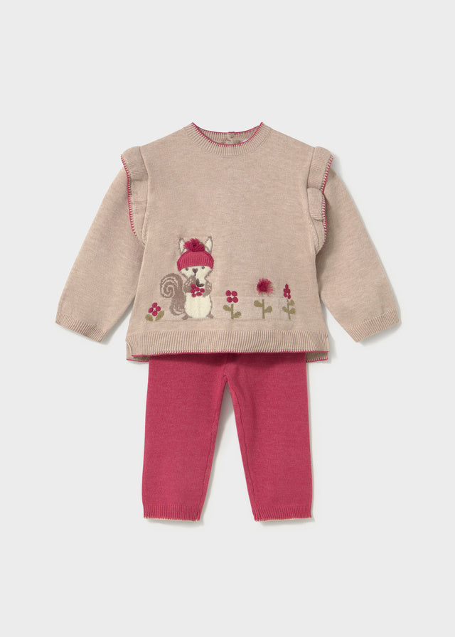 Knit pants set