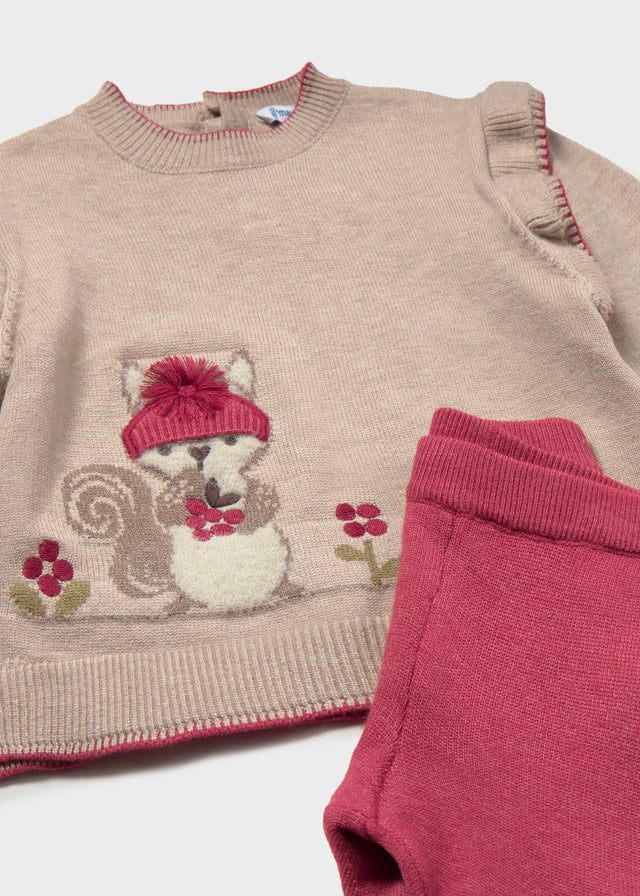 Knit pants set