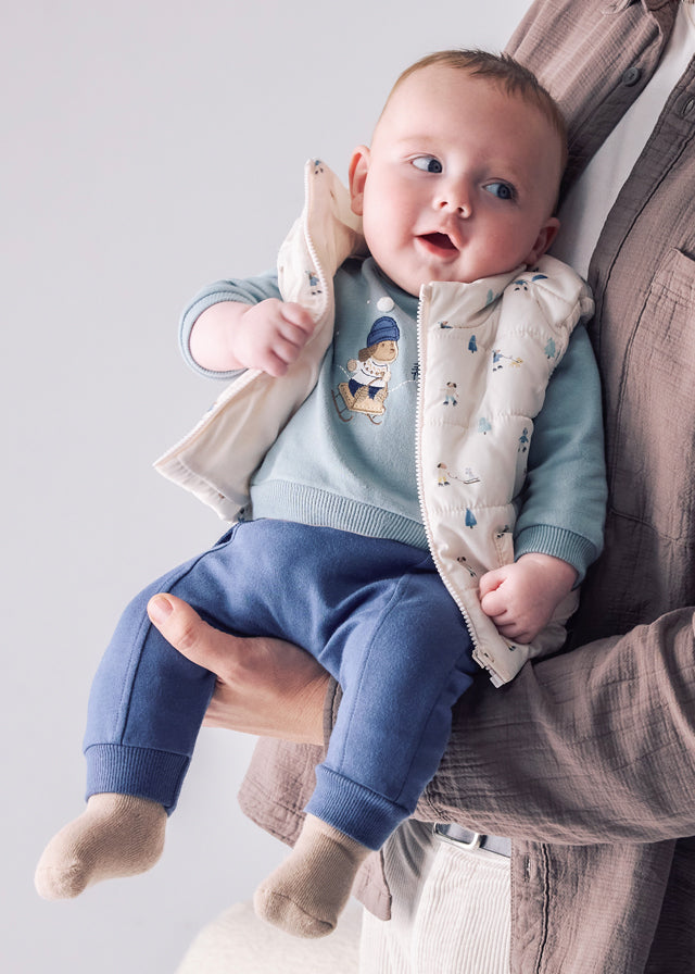 3-piece tracksuit w/vest