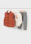 Pullover vest pant set