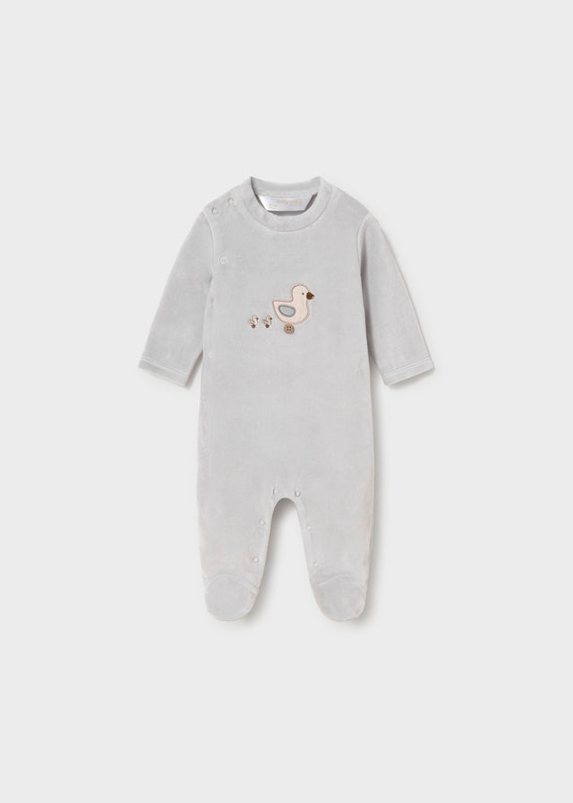 2 Pcs velour onesie