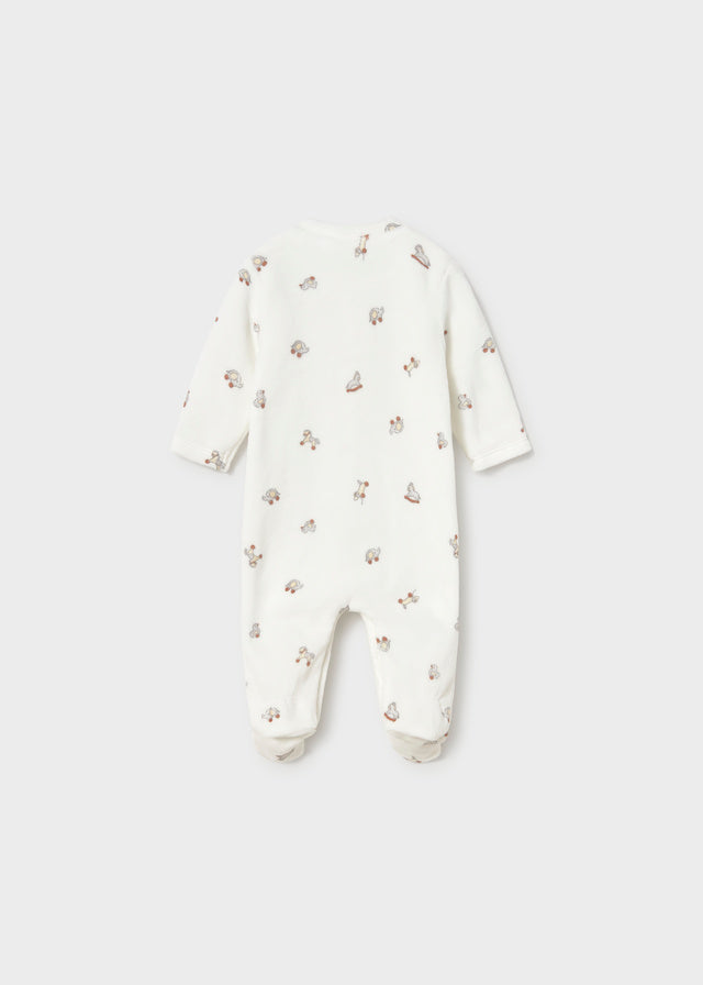 2 Pcs velour onesie