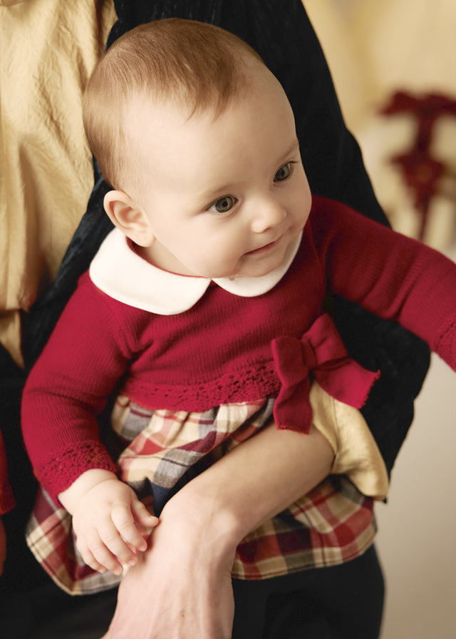 Combined Knit dress