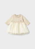 Tricot/tull dress