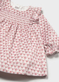 Printed velvet dress