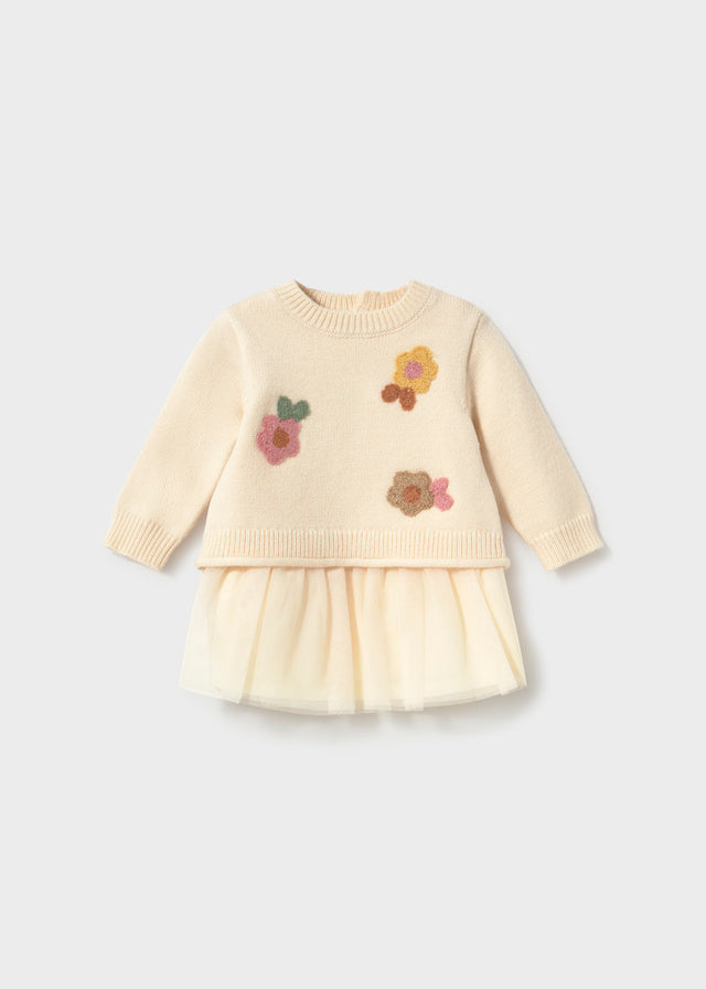 Tricot/tulle dress