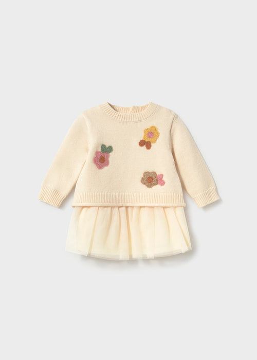 Tricot/tulle dress