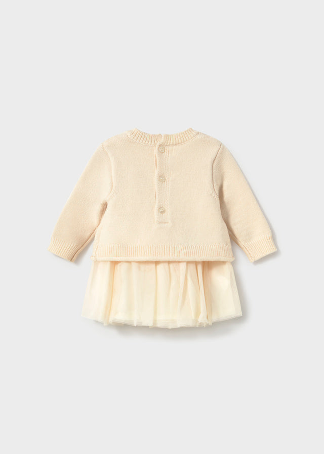 Tricot/tulle dress