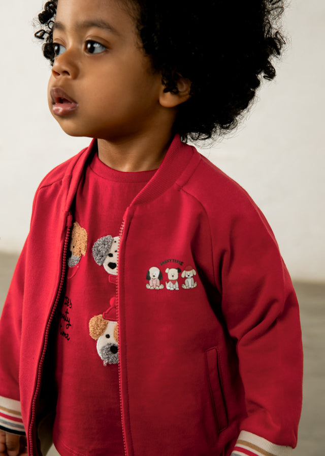 3-piece tracksuit w/ hoodie