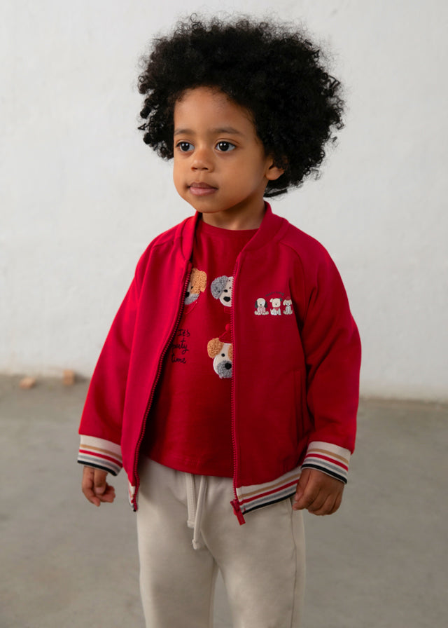 3-piece tracksuit w/ hoodie