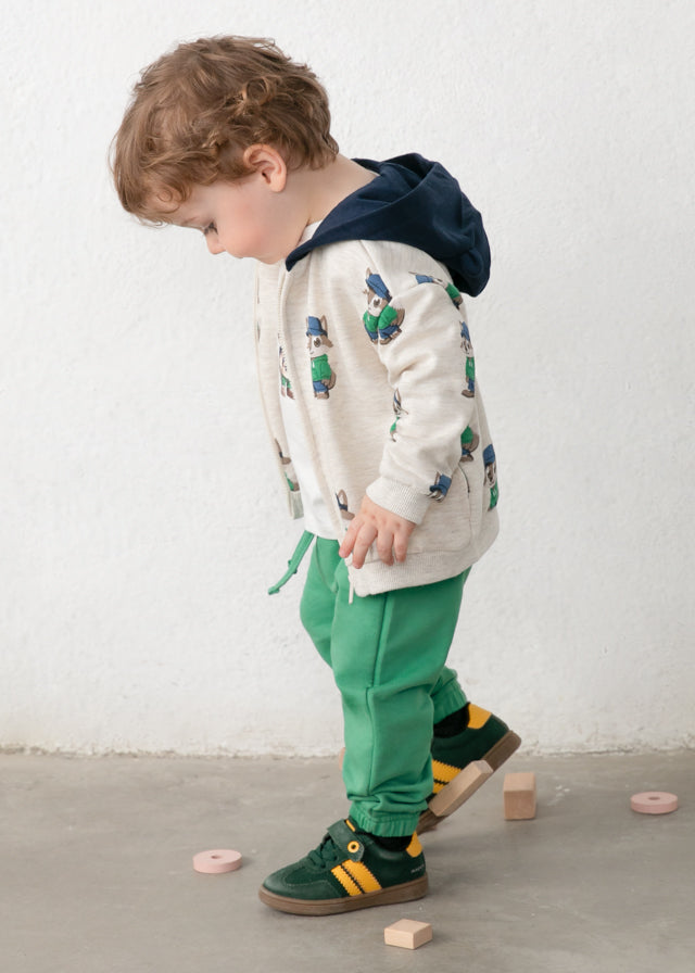 3-piece printed tracksuit