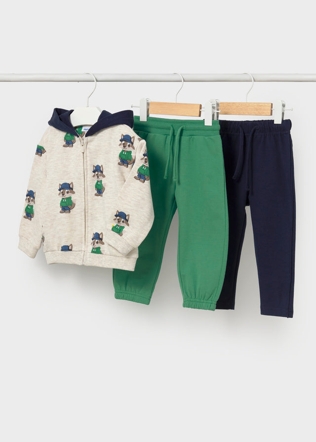 3-piece printed tracksuit