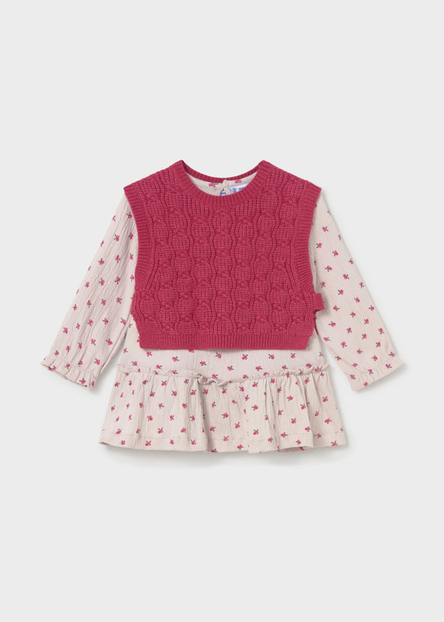Knitted vest dress