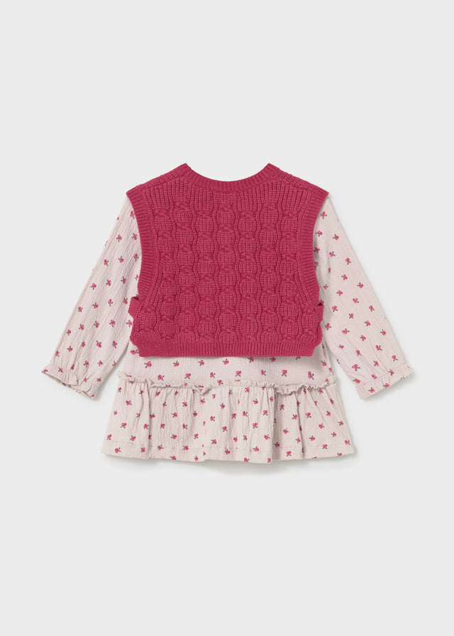 Knitted vest dress
