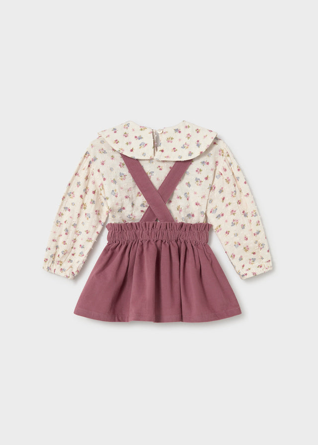 Skirt set w/ suspenders