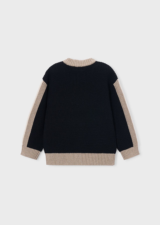 Contrast-detail sweater