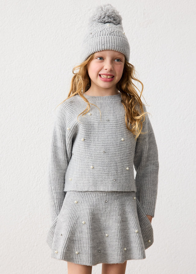 Pearl knit sweater