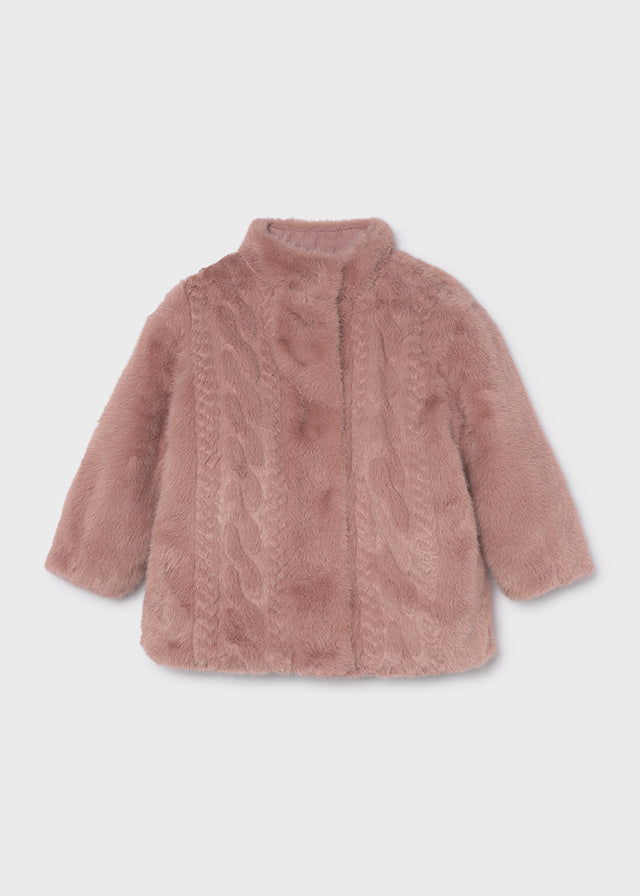 Faux-fur coat