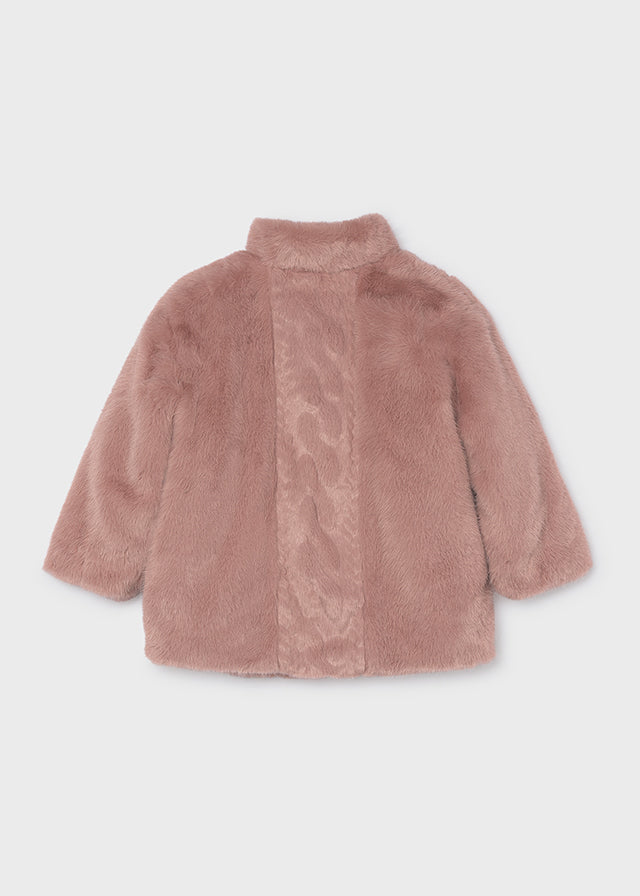 Faux-fur coat