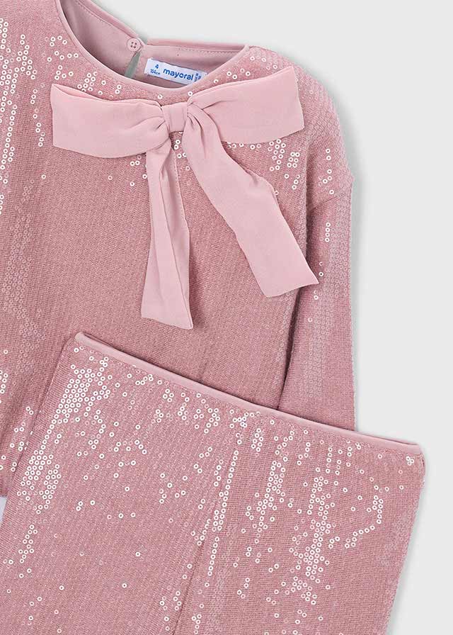 Sequined pants set